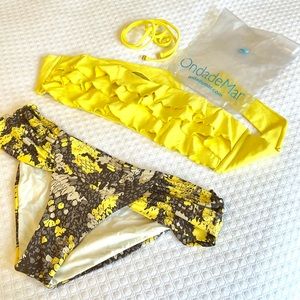 OndadeMar swim suit - 2 piece strapless bikini